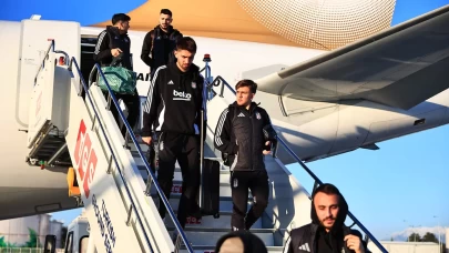 Beşiktaş devre arası kampı için Antalya’ya ulaştı