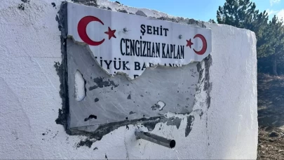 Şehit anısına yaptırılan hayrat çeşmesine saldırı