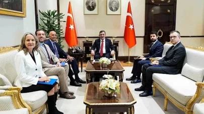 Cevdet Yılmaz, ABD Büyükelçisi Barrack ile bir araya geldi