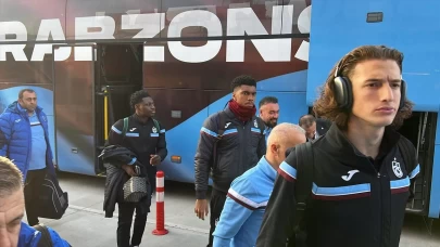 Trabzonspor Süper Kupa yarı finali için Gaziantep’e gitti