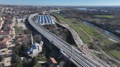Halkalı-kapıkule demir yolu projesinde ilk etap sürüyor