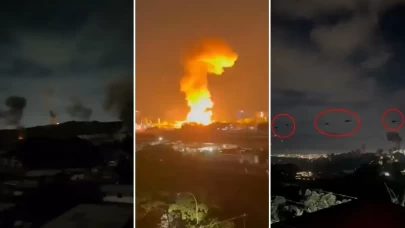 Caracas’ta geceyi aydınlatan patlama: En net görüntüler ortaya çıktı