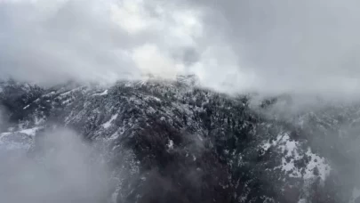 Handüzü Tabiat Parkı kış güzelliğiyle büyülüyor