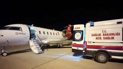 59 günlük bebeğin imdadına ambulans uçak yetişti