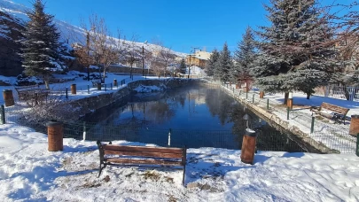 Erzurum'daki bu su eksi 30 derecede bile donmuyor!
