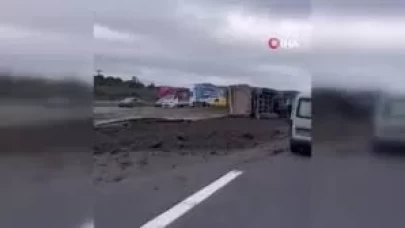 Kuzey Marmara Otoyolu'nda kaza!