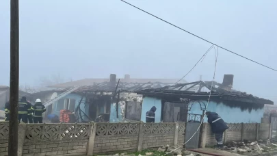 Sabah saatlerinde korku dolu anlar! Muratlı’da ev yangını