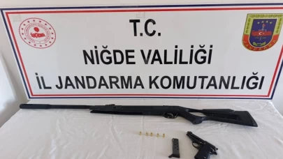 Niğde’de silah operasyonu: 3 şüpheliye adli işlem