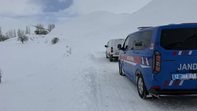 Çığ faciasından son anda kurtuldular!