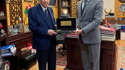 Talip Geylan'dan MHP Lideri Devlet Bahçeli'ye anlamlı ziyaret