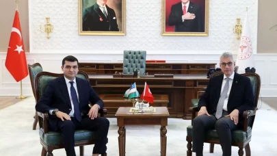 Bakan Memişoğlu Özbek mevkidaşını ağırladı