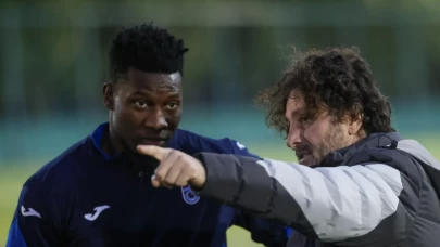 Trabzonspor'da yeni transfer Chibuike Nwaiwu antrenmana çıktı