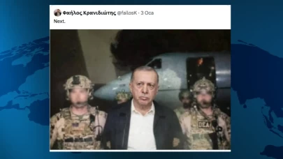 Yunanistan bir şeyler mi deniyor? Cumhurbaşkanı Erdoğan'a yapay zekâ destekli provokasyon!