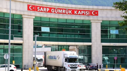 Sarp'tan 2025'te 5 milyonun üzerinde yolcu geçti