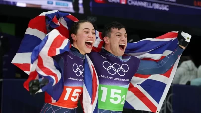 Skeleton karışık takımda altın madalya Büyük Britanya’nın