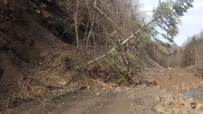 Ekipler heyelan bölgesinde!