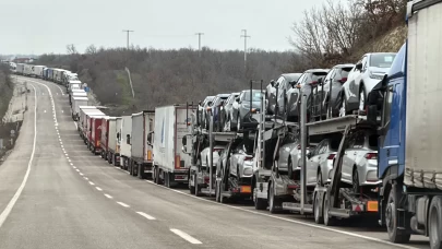 Hamzabeyli Sınır Kapısı’nda 11 kilometrelik TIR kuyruğu oluştu!
