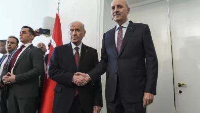 TBMM Başkanı Numan Kurtulmuş'tan MHP Lideri Devlet Bahçeli'ye ziyaret