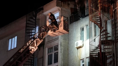 İtfaiyeden 2 saatlik zorlu mesai