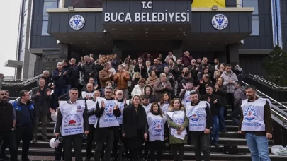 Buca Belediyesi’nde memurlar eylemde: 7 aydır ödenmeyen alacaklara tepki