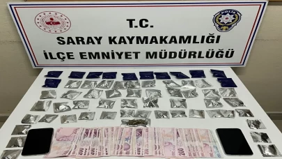 Tekirdağ’da polis çevirmesi: Araçtan çok sayıda yasaklı madde çıktı