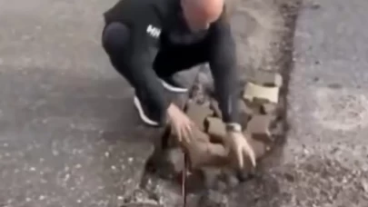 İzmir’de belediyecilik çöktü: Çukuru vatandaş kapattı