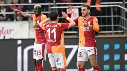 Galatasaray, Rize'de 3 puanı üç golle aldı