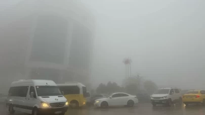 Artuklu’da görüş mesafesi 10 metreye düştü