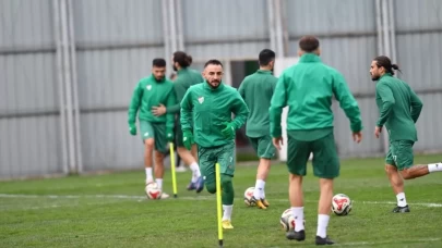 Bursaspor, Kırklarelispor maçı hazırlıklarını sürdürüyor