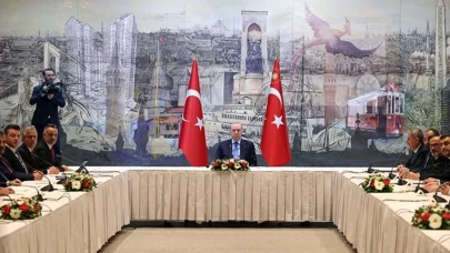 Cumhurbaşkanı Erdoğan, ASKON yönetimini Dolmabahçe’de kabul etti
