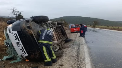 Denizli'de feci kaza! Hastaları taşıyan minibüs kontrolden çıktı