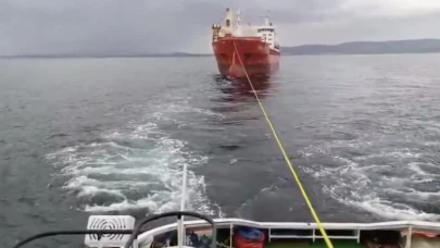 Çanakkale Boğazı’nda gemi arızası!