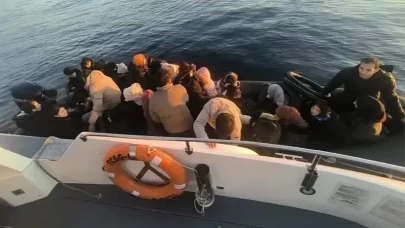 Çanakkale açıklarında göçmen operasyonu