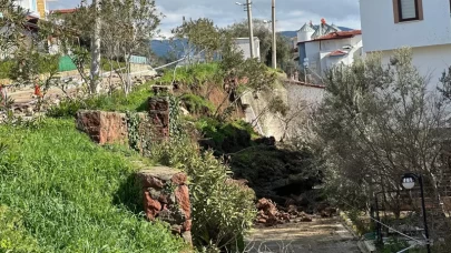 Çanakkale’de sağanak sonrası panik