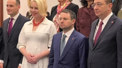 Adalet Bakanı Akın Gürlek, Slovenya Ulusal Meclis Başkanı Zupancic ile bir araya geldi