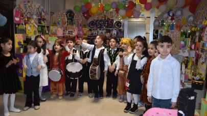 Gaziantep'te anasınıfı öğrencilerinden 'Hoş Geldin Ramazan' etkinliği