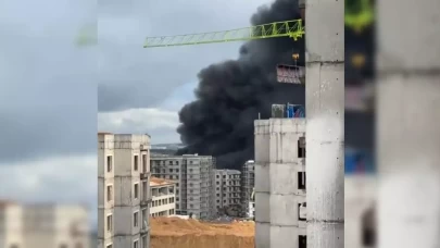 Tuzla’da işçi konteynerinde yangın