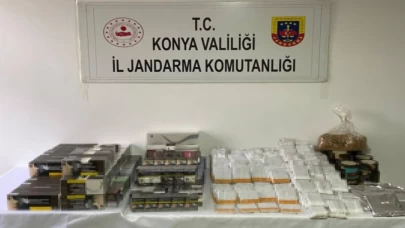 Konya'da kaçakçılık operasyonu! Binlerce ürün ele geçirildi