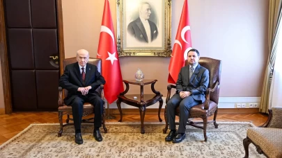 Adalet Bakanı Akın Gürlek'ten MHP Lideri Devlet Bahçeli'ye ziyaret