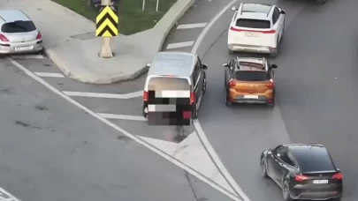 İstanbul’da trafikte "kaynak" yapanlara Dron şoku!