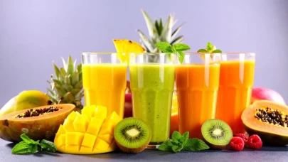 5 dakikada hazır sağlıklı smoothie