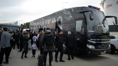 Beşiktaş kafilesi Gençlerbirliği maçı için Ankara’da