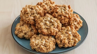 Muz ve yulafın mucizevi uyumuyla diyet kurabiye!