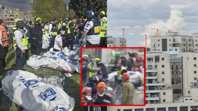 İran İsrail'i vurdu! Büyük panik, kırmızı alarm verildi!