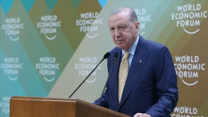 Cumhurbaşkanı Erdoğan, WEF Başkanı Fink'i kabul etti