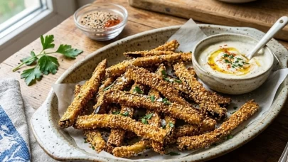 Mısır unu ve susamla fırında çıtır çıtır lezzet şöleni!