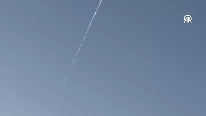 Ramallah üzerinde füzeler havalandı, sesler yükseldi