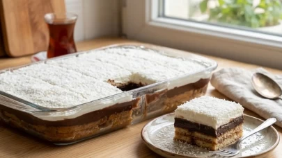 Hindistan cevizli 'Karbastı etimek tatlısı'!