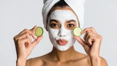 Ferahlatıcı ve yoğun nemlendirici yoğurt-salatalık maskesi