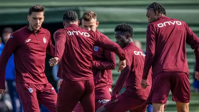 Trabzonspor, Galatasaray maçı hazırlıklarını sürdürdü